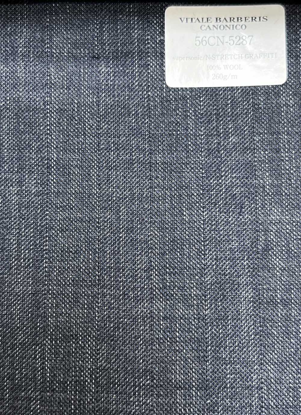 56CN5287 CANONICO (Kanoniko) Supersonic/ESTIRAMIENTO NATURAL GRAFFITI Azul grisáceo[Textil] CANÓNICO