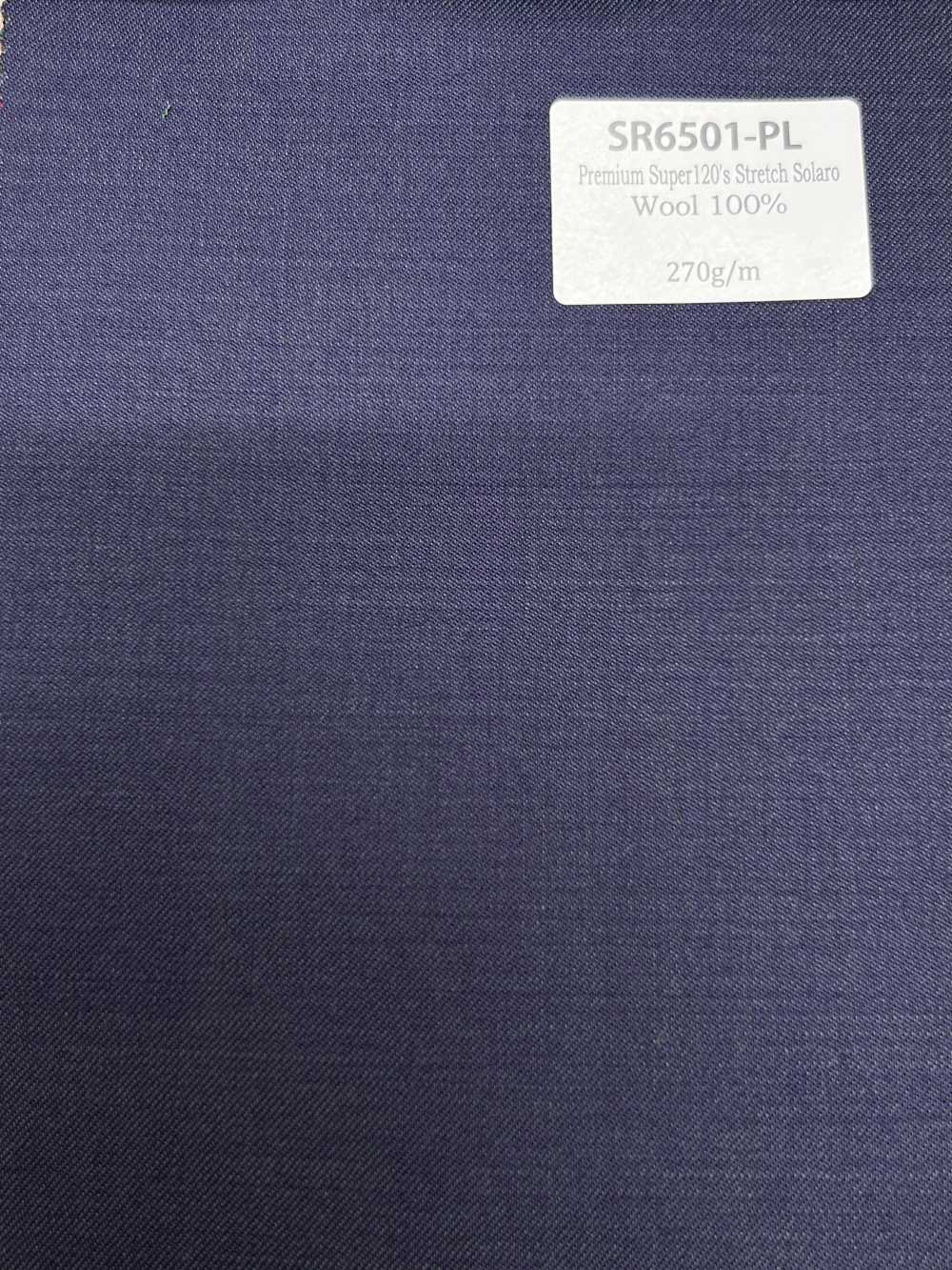 SR6501-PL Estándar japonés de primera calidad Super 120's de hilo simple elástico Solaro púrpura sin estampado[Textil] HOSOI SYOJI