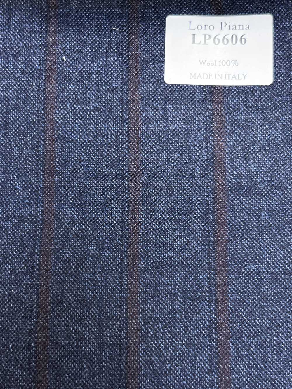 LP6606 Loro Piana Azul Marino × Raya Roja[Tela] HOSOI SYOJI