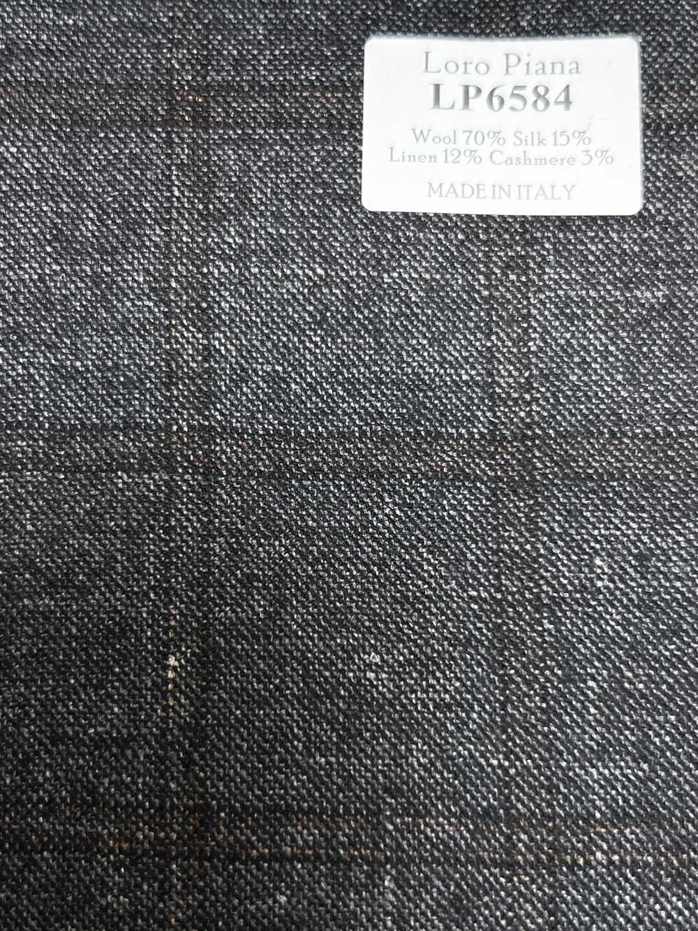 LP6584 Loro Piana Cuadro gris[Textil] HOSOI SYOJI