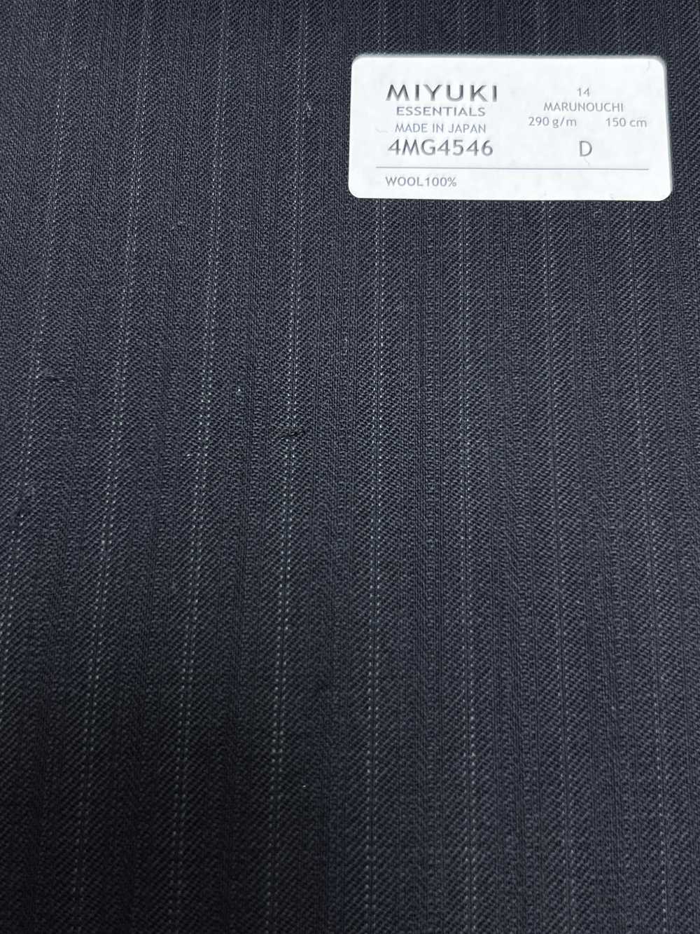 4MG4546 26AW MARUNOUCHI Sarga a rayas marino[Textil] Fábricas De Lana Miyuki