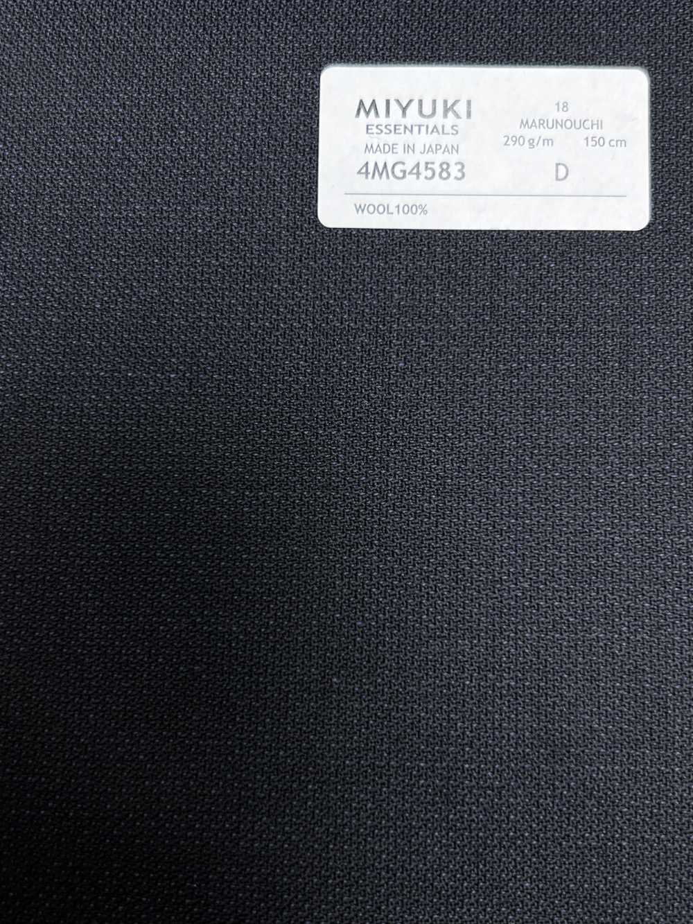 4MG4583 26AW MARUNOUCHI Sarga azul marino liso[Textil] Fábricas De Lana Miyuki