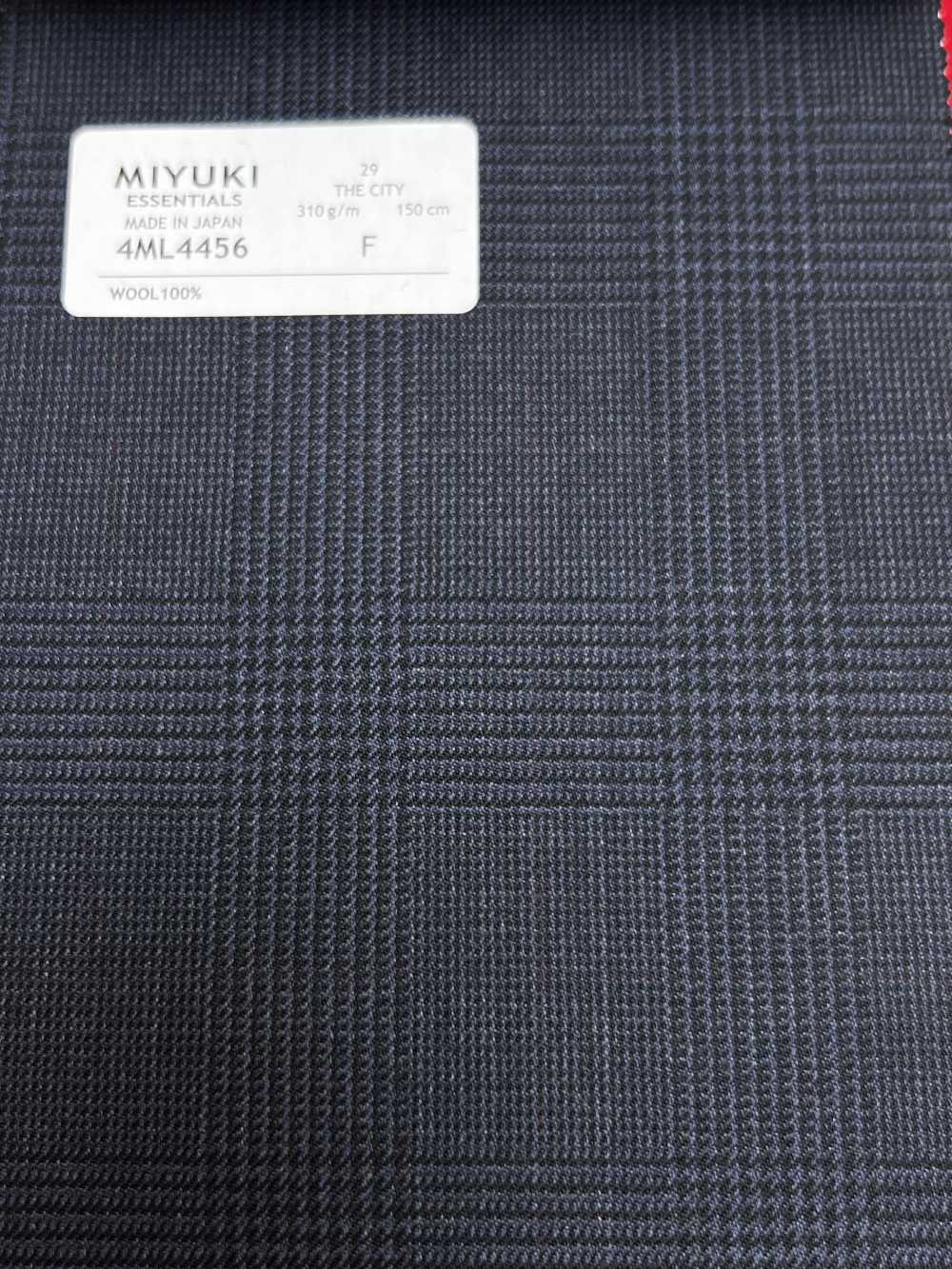 4ML4456 26AW THE CITY Sarga cuadro marino[Textil] Fábricas De Lana Miyuki
