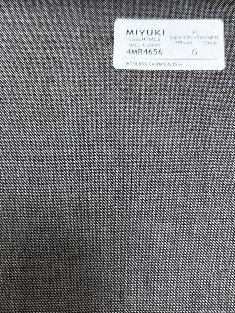 4MR4656 26AW Super100's × cachemira marrón claro sin estampado[Textil] Fábricas De Lana Miyuki