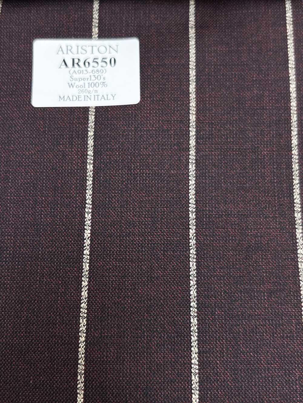 AR6550 ARISTON Super130's raya marrón y blanca[Textil] HOSOI SYOJI
