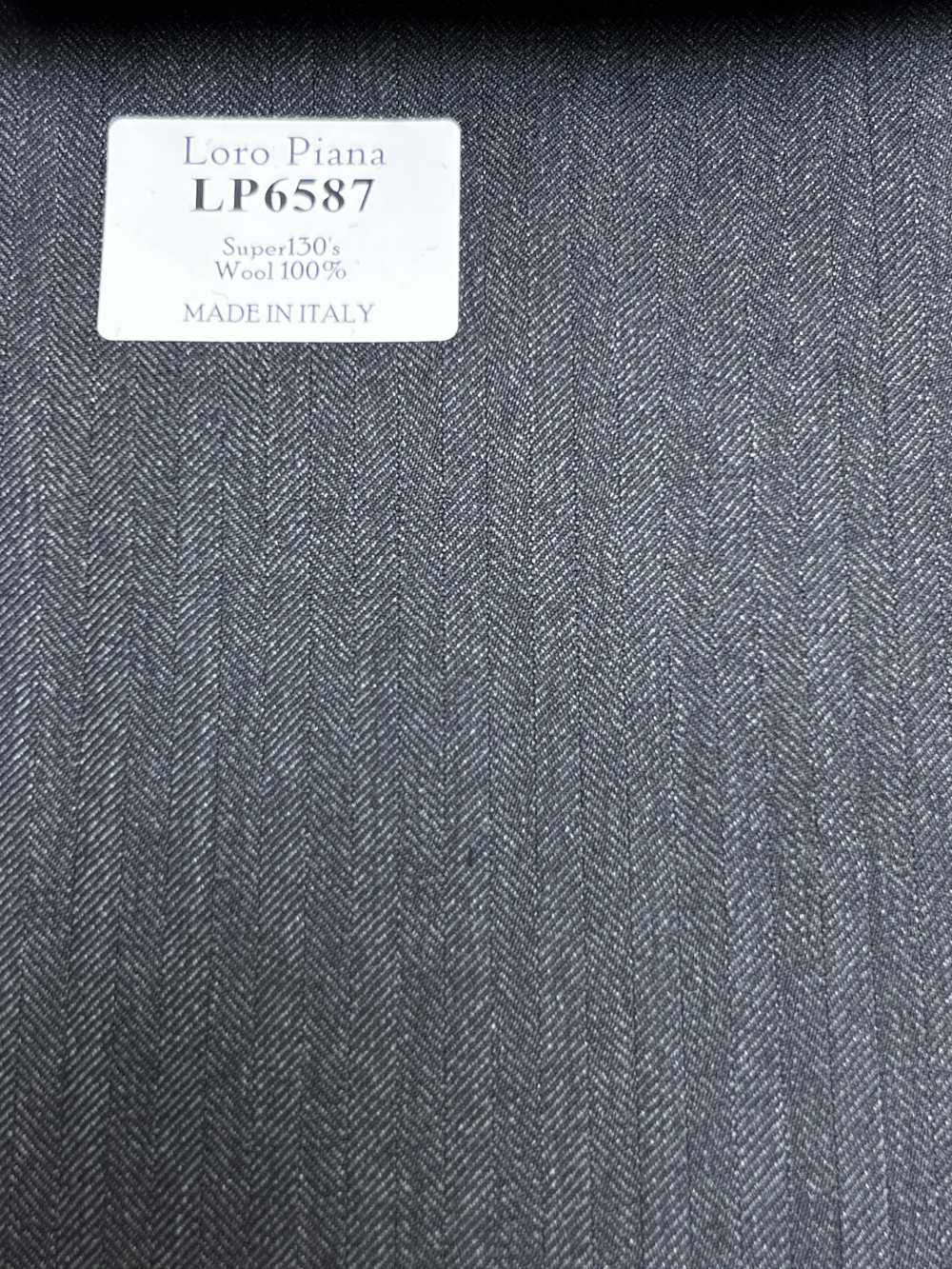 LP6587 Loro Piana Super130's espiga gris[Tela] HOSOI SYOJI
