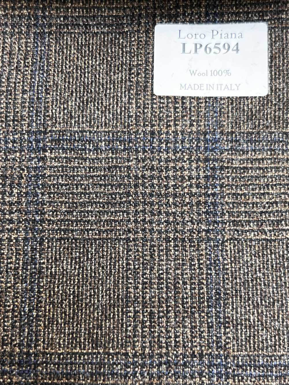LP6594 Loro Piana Cuadro marrón[Tela] HOSOI SYOJI
