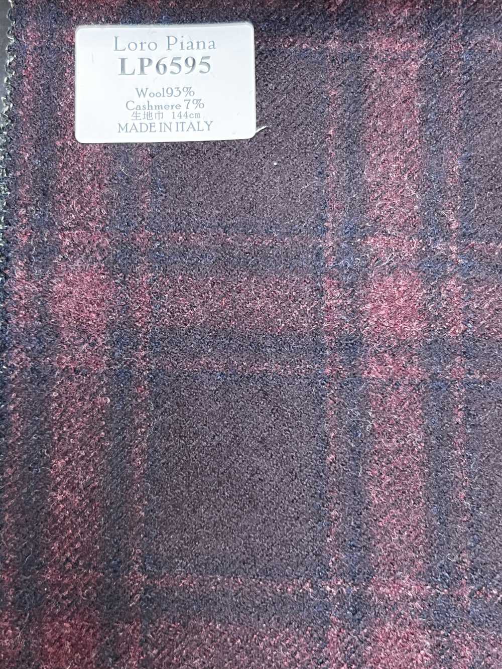 LP6595 Loro Piana Cuadro rojo[Tela] HOSOI SYOJI