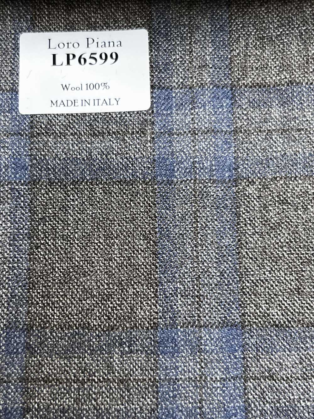 LP6599 Loro Piana cuadro marrón x azul[Tela] HOSOI SYOJI