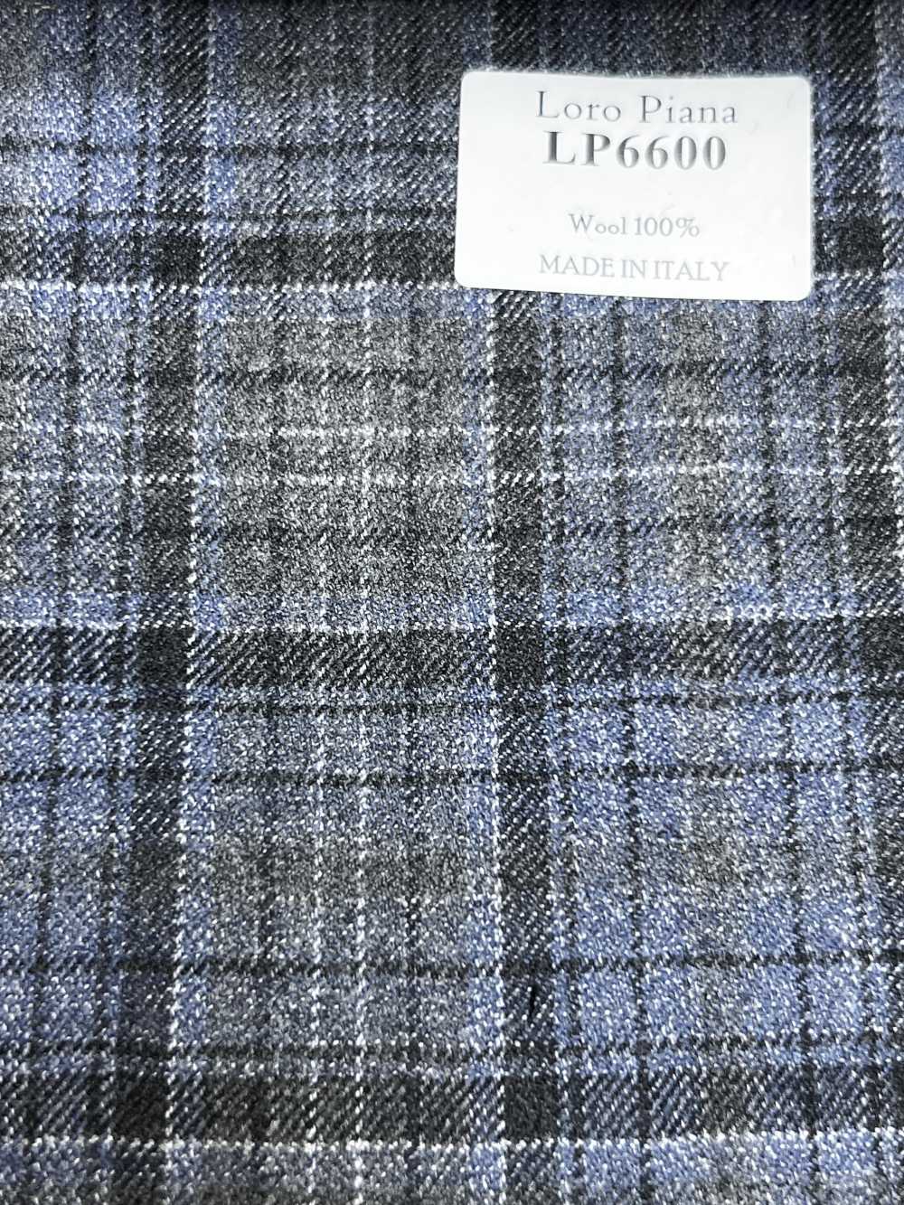 LP6600 Loro Piana Cuadros grises y azules[Tela] HOSOI SYOJI