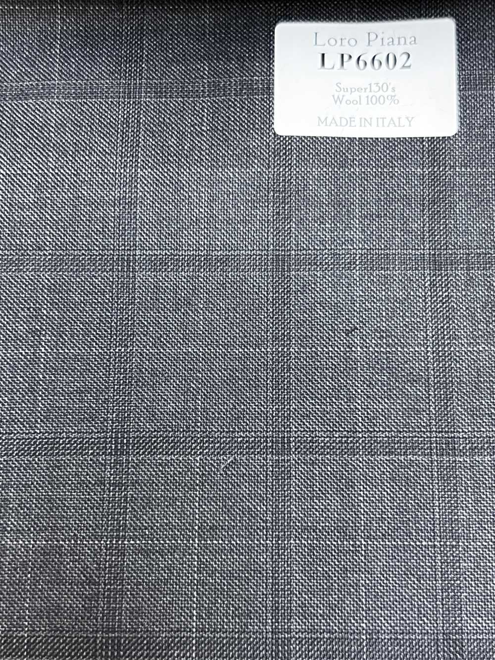 LP6602 Loro Piana Super 130's cuadro gris[Tela] HOSOI SYOJI