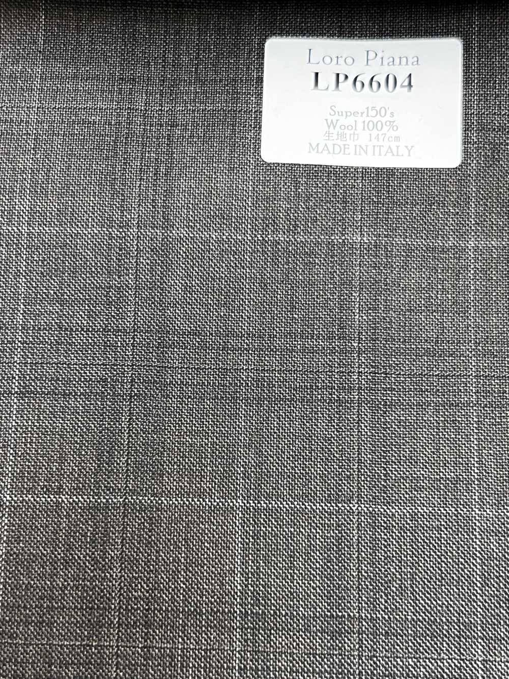 LP6604 Loro Piana Super150's cuadro marrón[Tela] HOSOI SYOJI