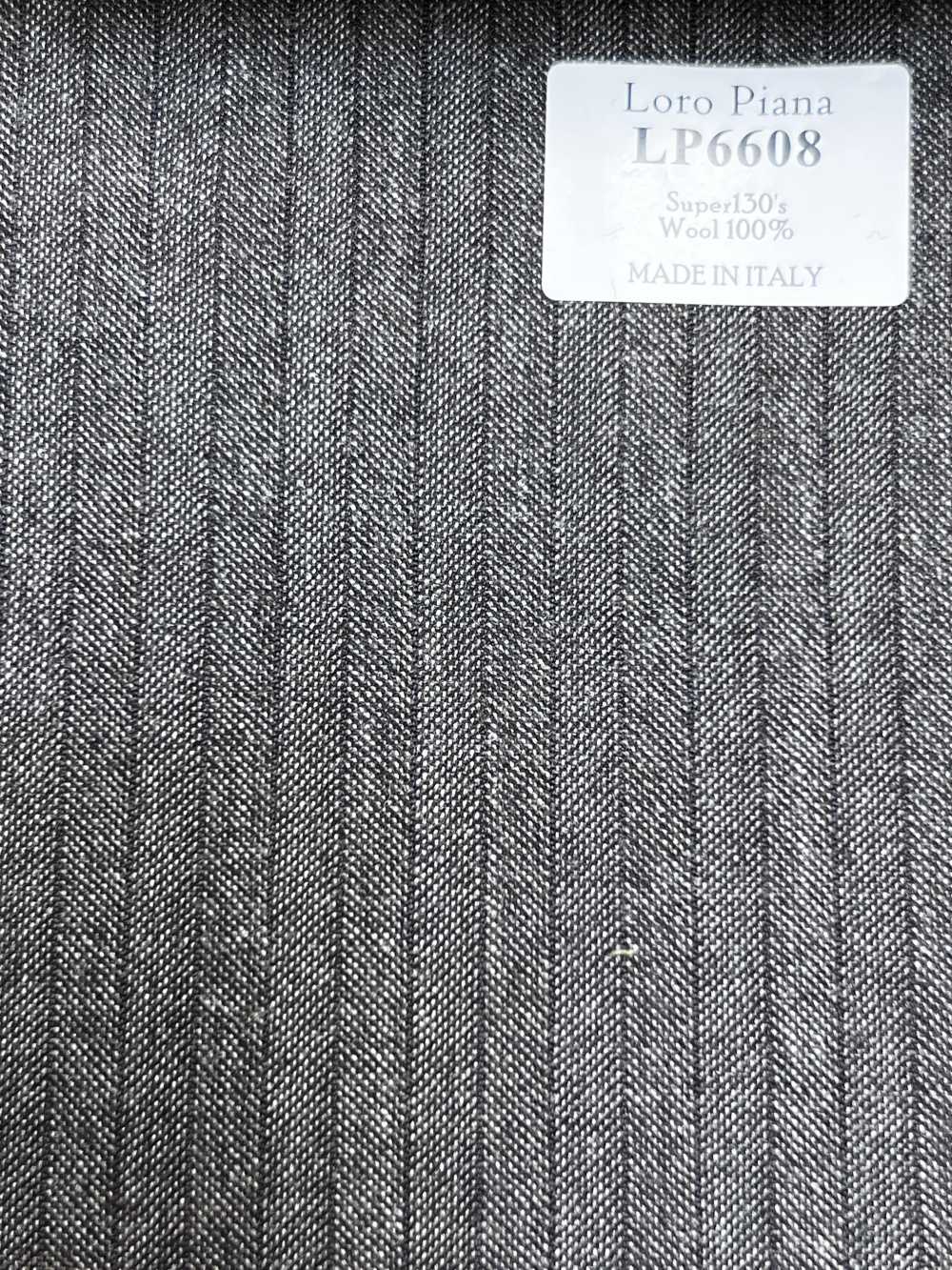 LP6608 Loro Piana Super130's raya marrón[Textil] HOSOI SYOJI