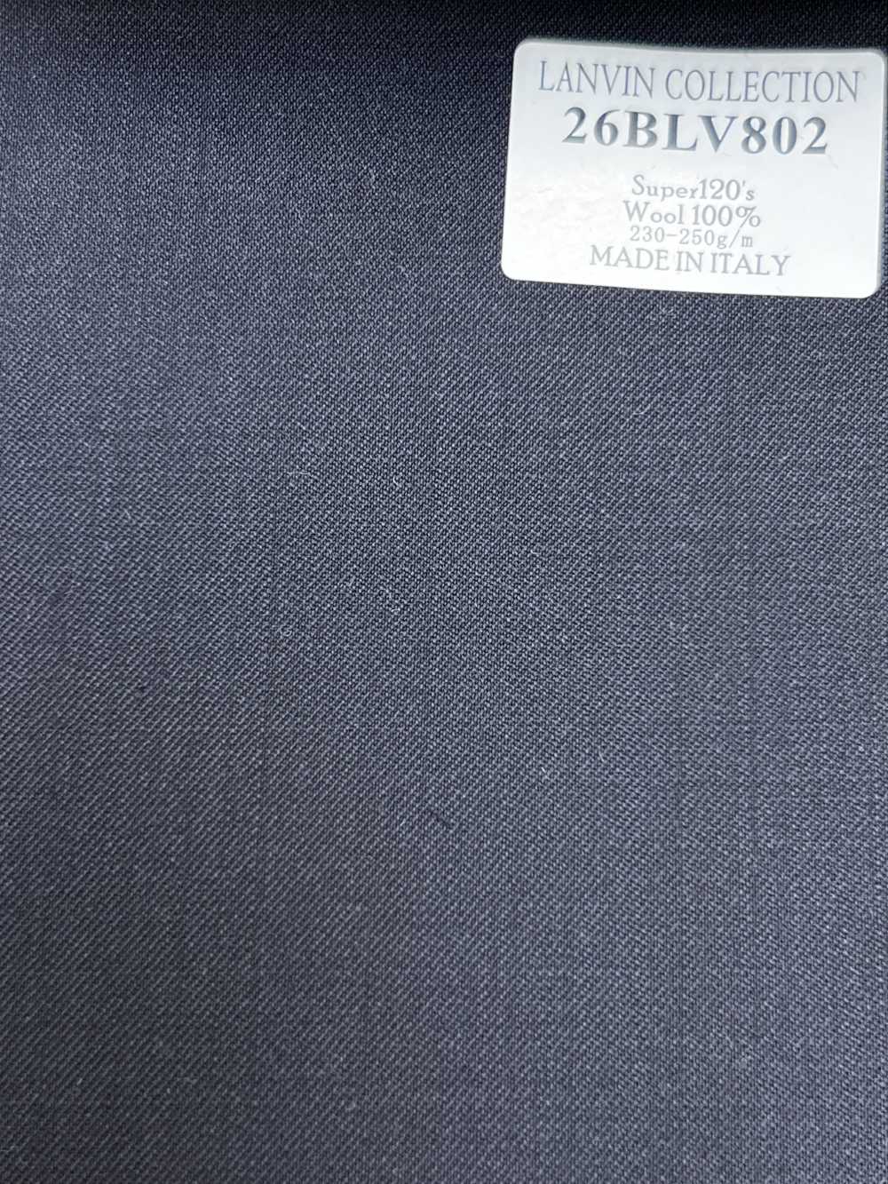 26BLV802 LANVIN COLLECTION Super120's Azul marino oscuro sin estampado[Textil] HOSOI SYOJI
