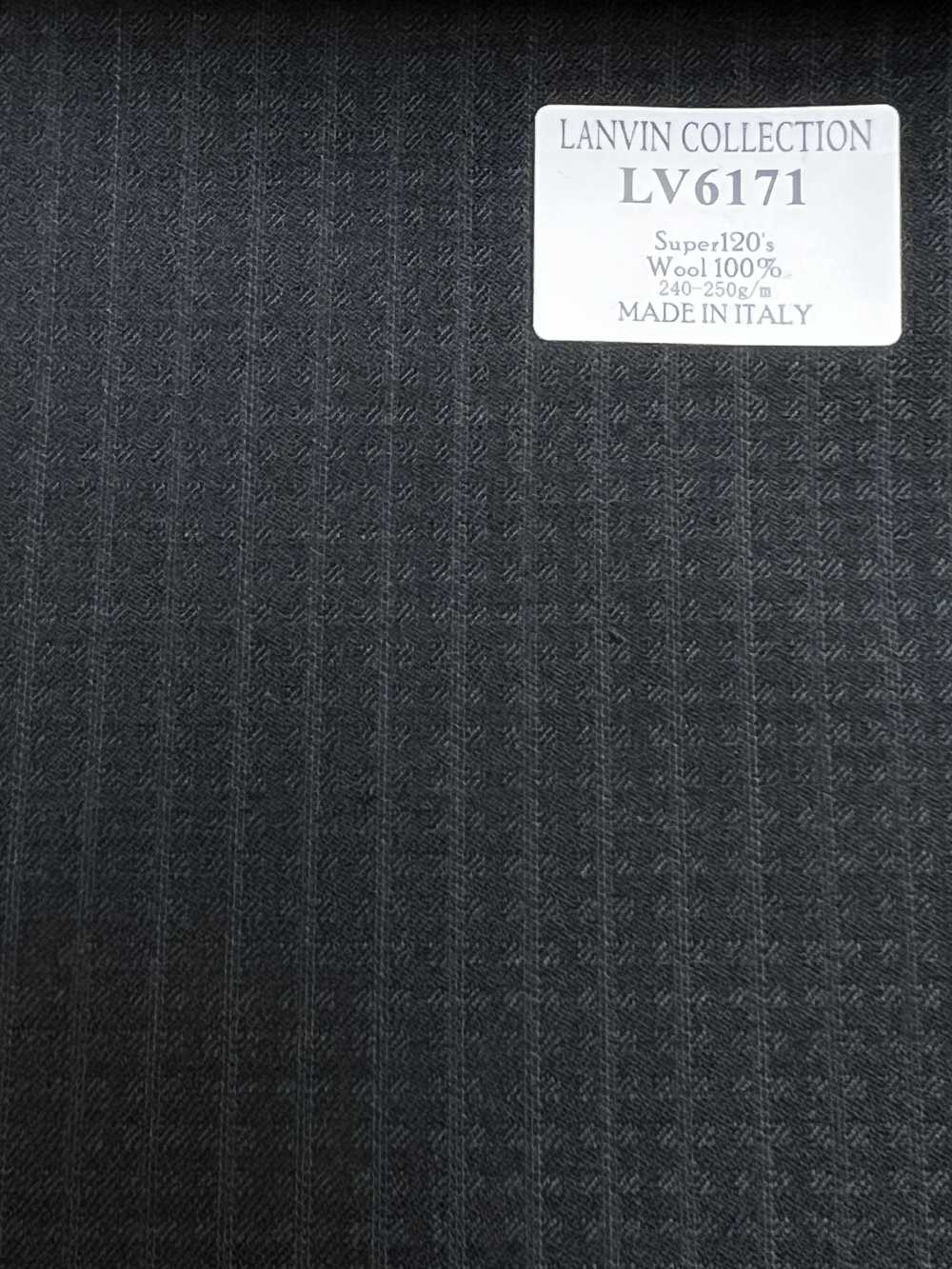 LV6171 LANVIN COLLECTION Super120's cuadros verdes[Textil] HOSOI SYOJI