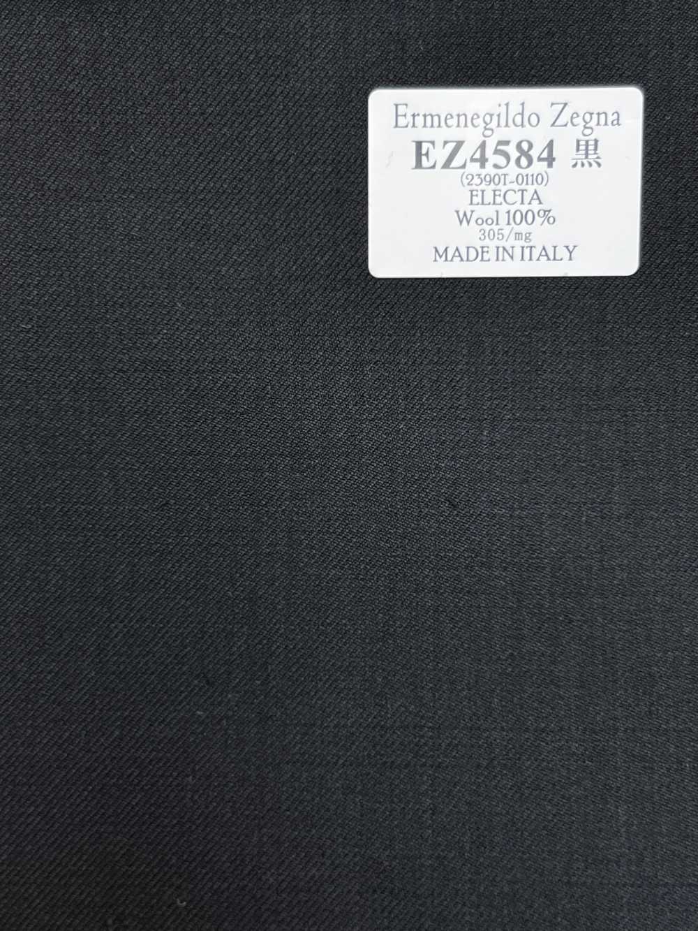 EZ4584 Ermenegildo Zegna ELECTA Negro liso[Tela] HOSOI SYOJI