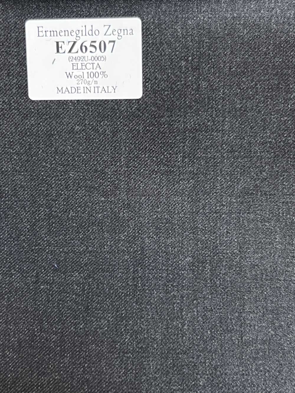 EZ6507 Ermenegildo Zegna ELECTA liso gris oscuro[Tela] HOSOI SYOJI