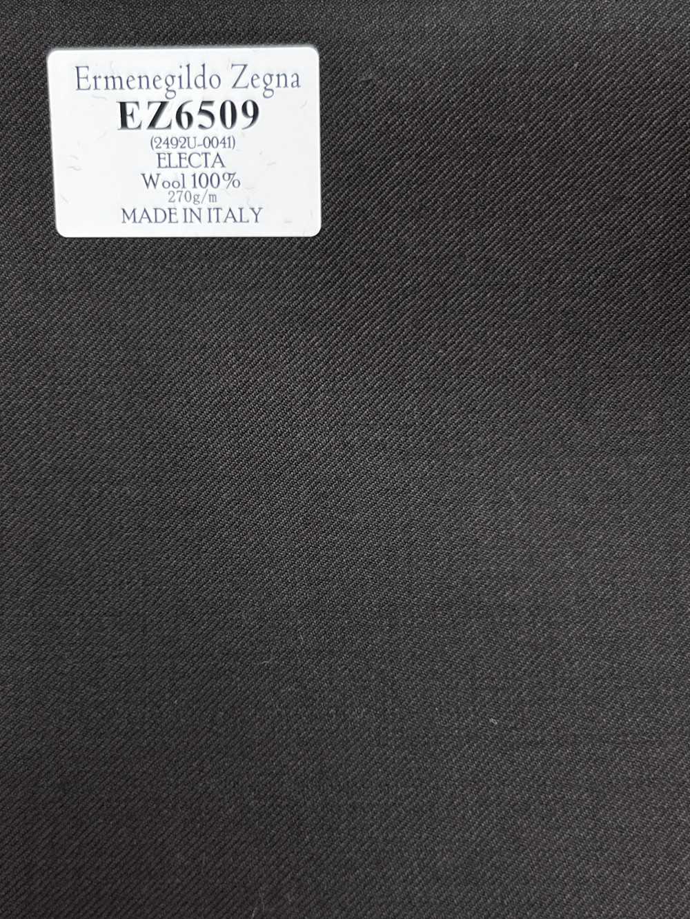 EZ6509 Ermenegildo Zegna ELECTA Marrón liso[Tela] HOSOI SYOJI