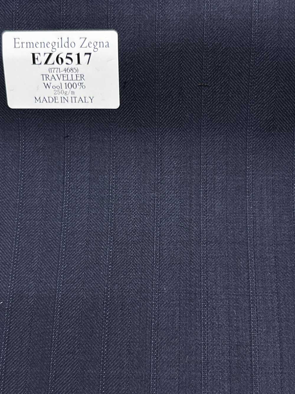 EZ6517 Ermenegildo Zegna TRAVELLER raya azul marino[Tela] HOSOI SYOJI