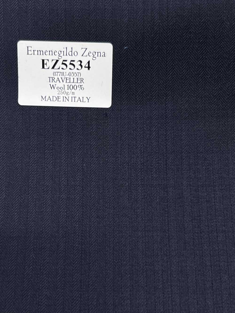 EZ5534 Ermenegildo Zegna TRAVELLER raya azul marino[Tela] HOSOI SYOJI