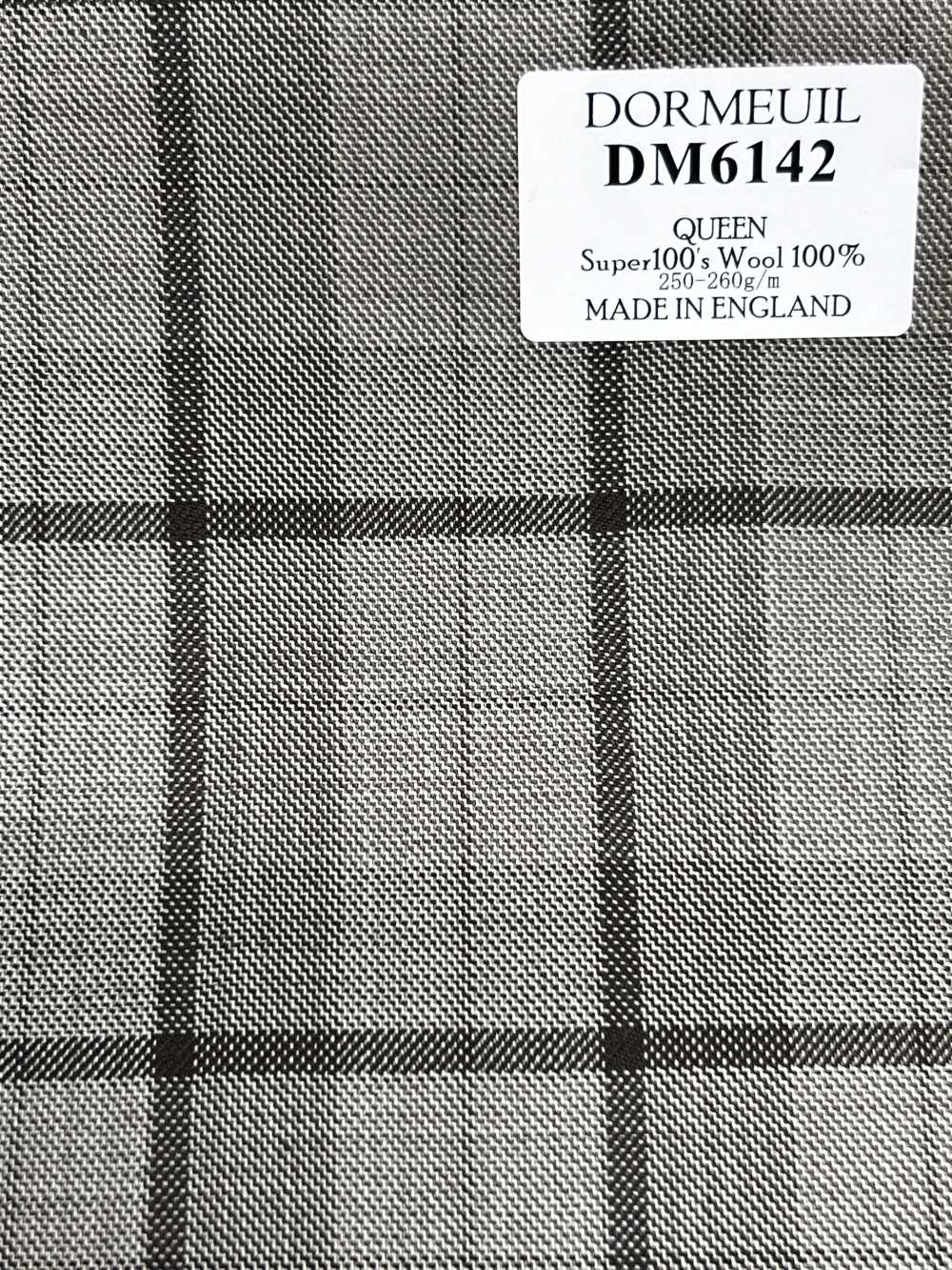 DM6142 DORMEUIL QUEEN Super 100's cuadros beige y negro[Tela] HOSOI SYOJI