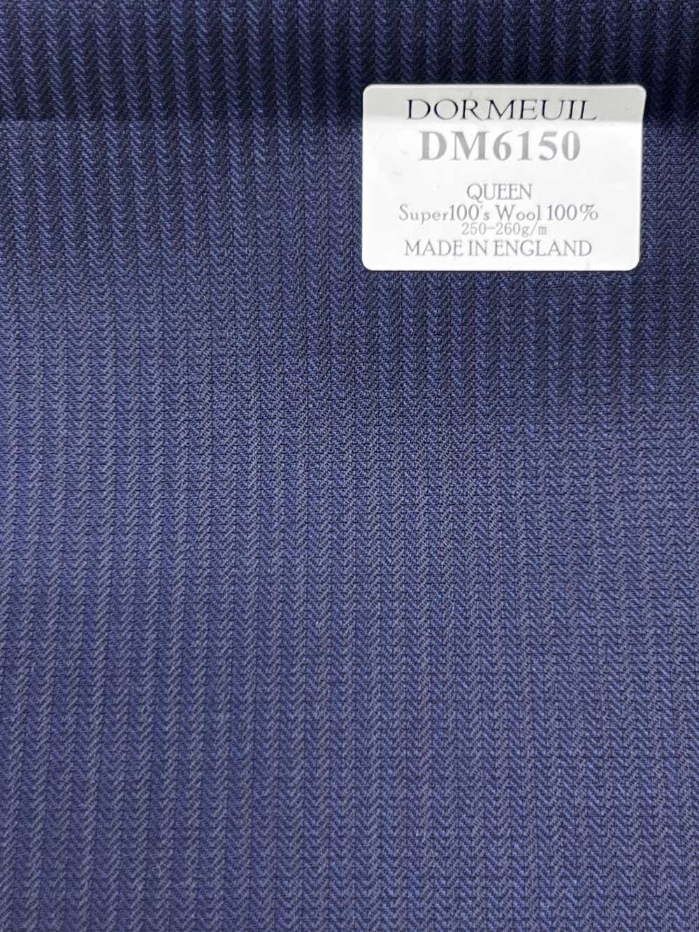 DM6150 DORMEUIL QUEEN Super 100's raya azul marino[Tela] HOSOI SYOJI