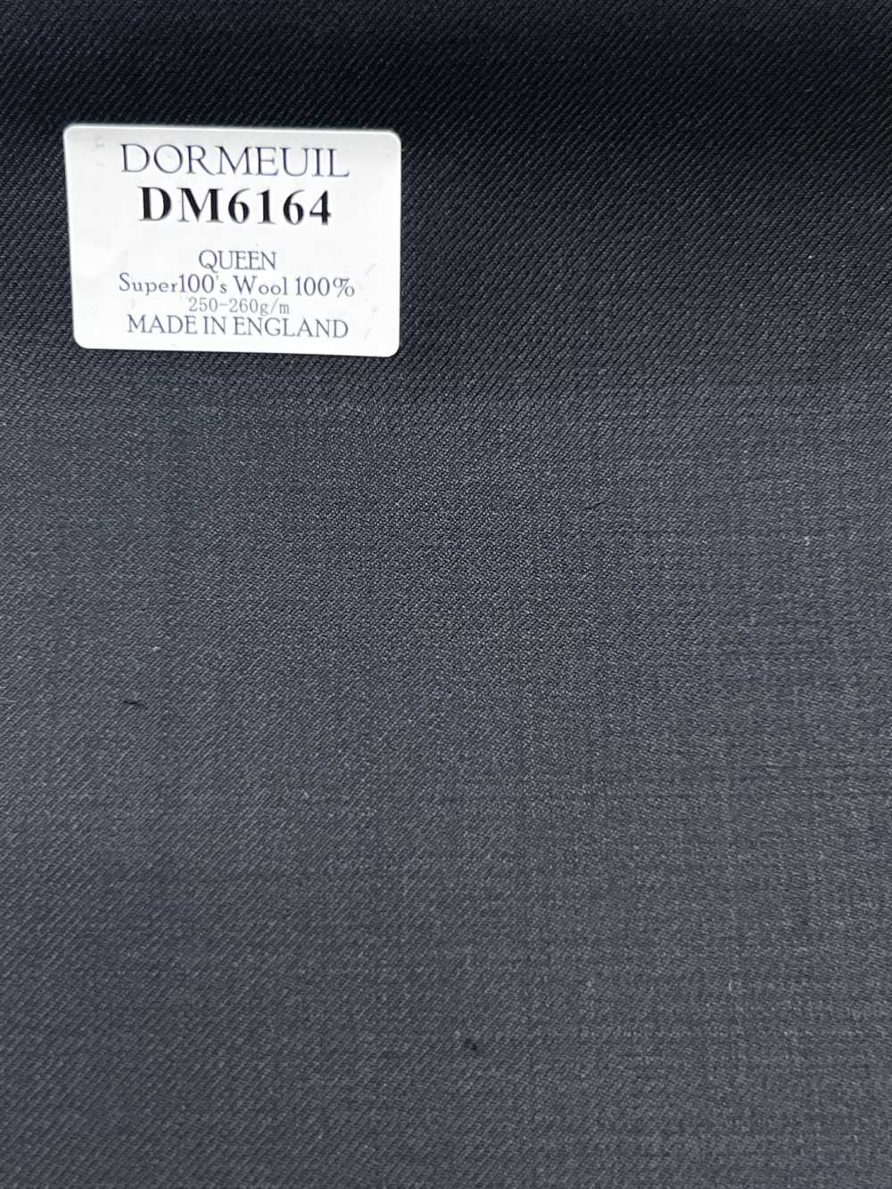 DM6164 DORMEUIL QUEEN Super100's negro liso[Tela] HOSOI SYOJI