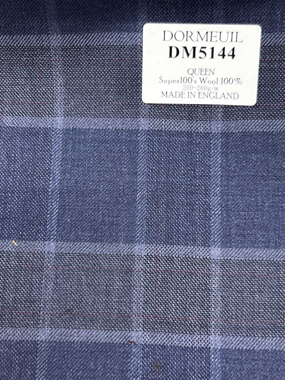 DM5144 DORMEUIL QUEEN Súper 100's cuadro azul marino[Tela] HOSOI SYOJI