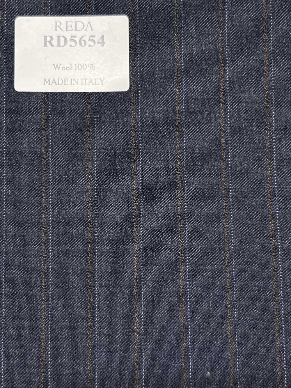 RD5654 REDA Azul marino x marrón raya[Textil] HOSOI SYOJI