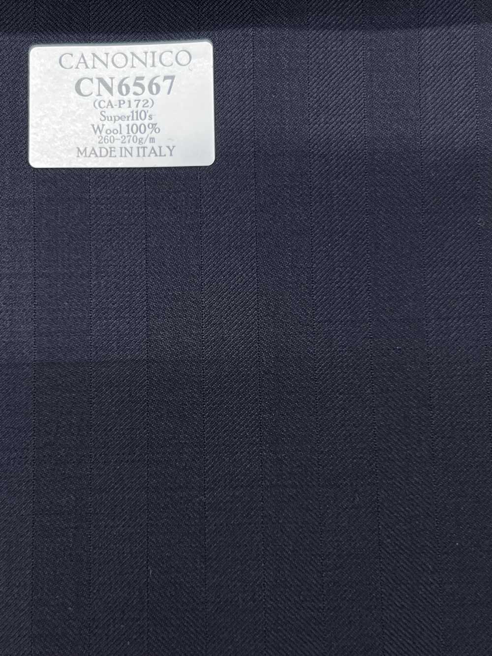 CN6567 CANONICO Super110's Rayas azul marino oscuro[Tela] HOSOI SYOJI