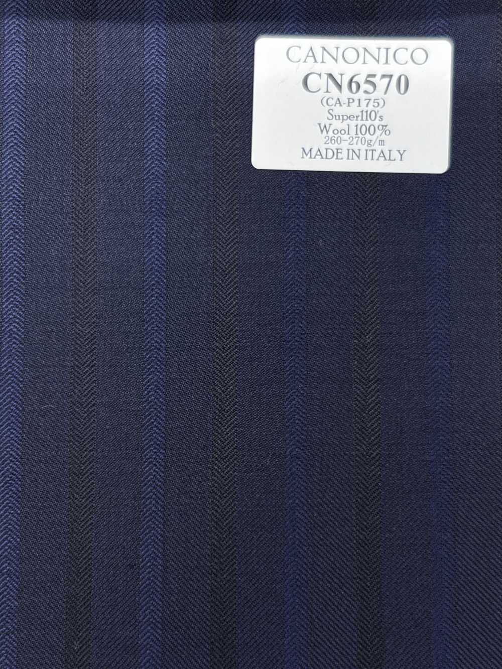 CN6570 CANONICO Super110's raya azul marino[Tela] HOSOI SYOJI