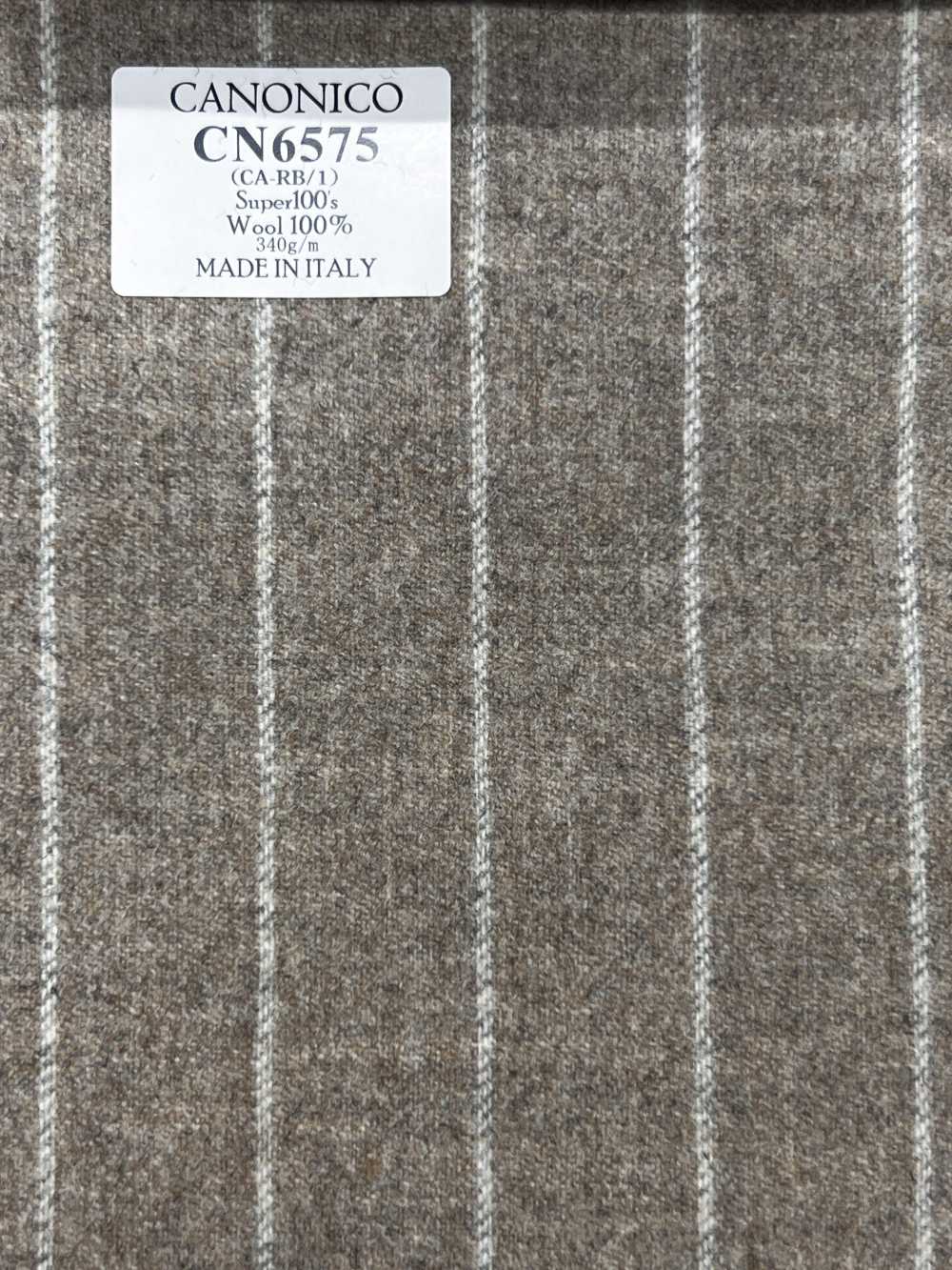 CN6575 CANONICO Super110's Beige x blanco roto a rayas[Textil] HOSOI SYOJI