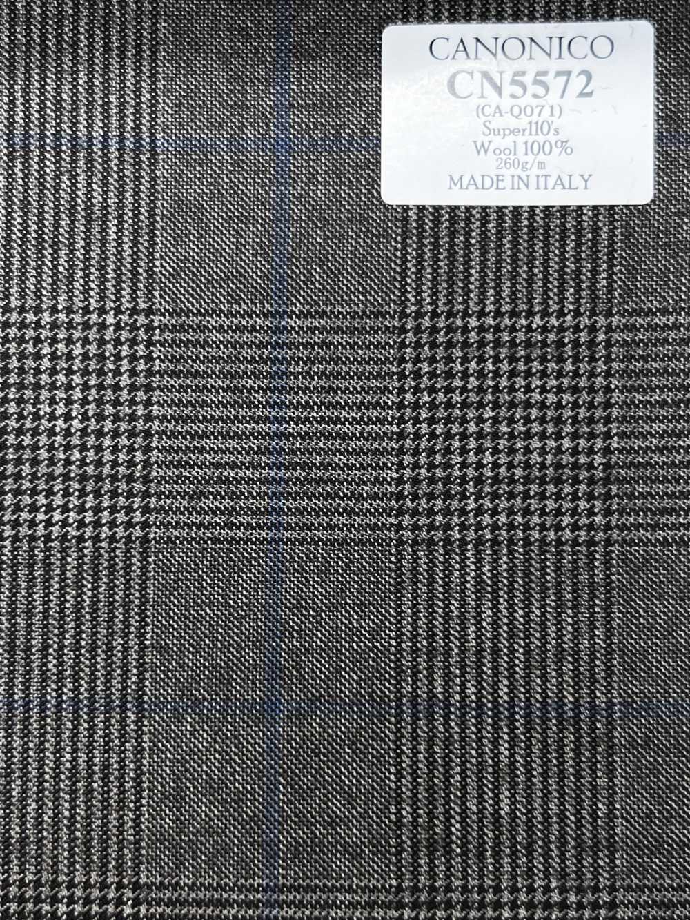 CN5572 CANONICO Super110's Cuadros marrones y azules[Textil] HOSOI SYOJI