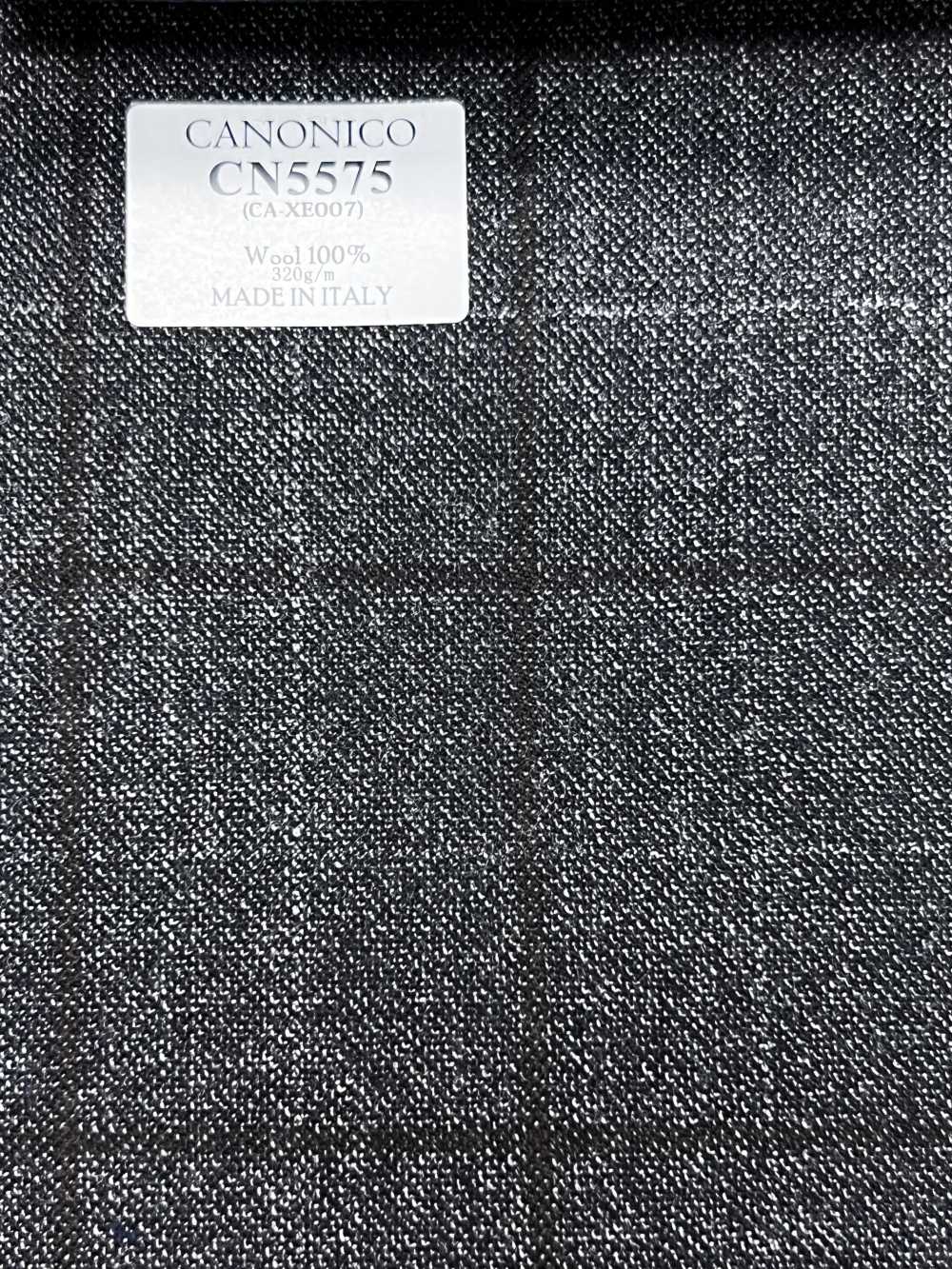 CN5575 CANONICO Super 110's cuadro gris × marrón[Textil] HOSOI SYOJI