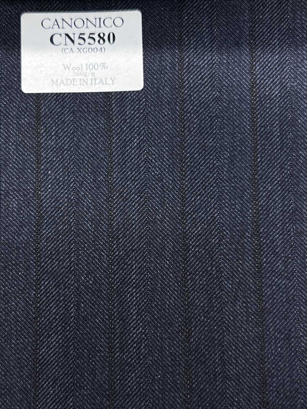 CN5580 CANONICO Super110's azul marino × raya marrón[Textil] HOSOI SYOJI