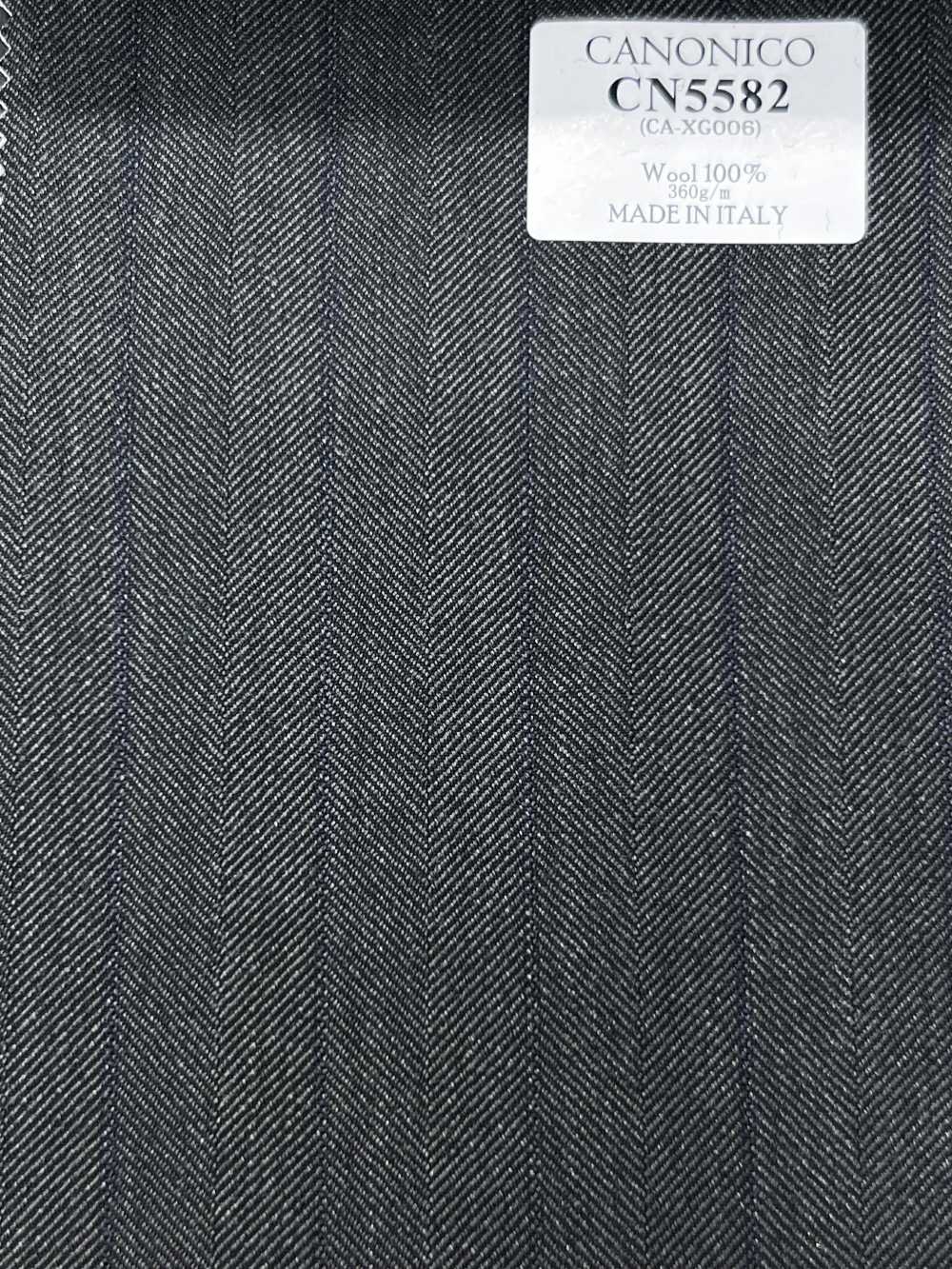 CN5582 CANONICO Super110's Franja verde × azul marino[Textil] HOSOI SYOJI