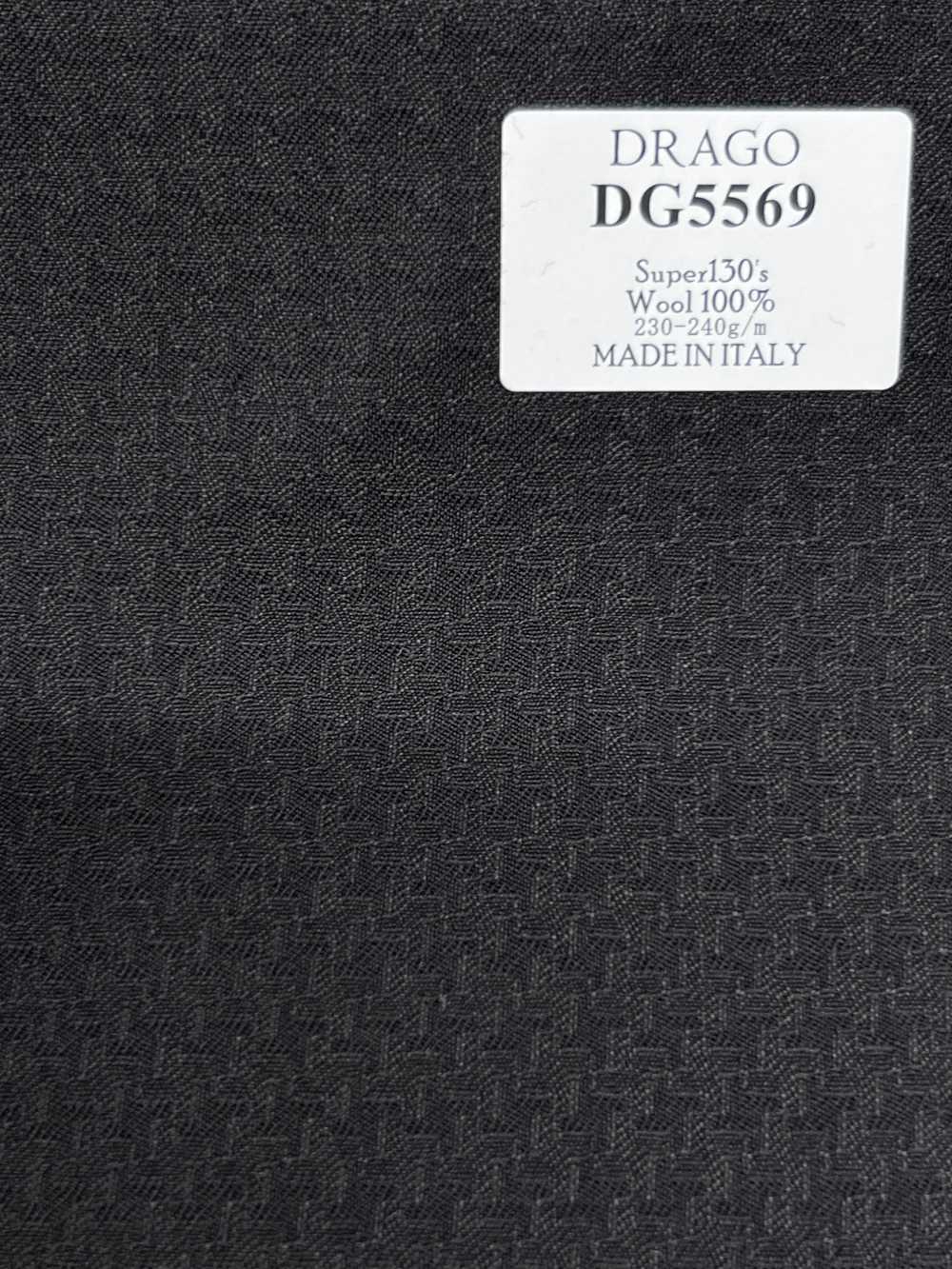 DG5569 DRAGO Super 130's Pata de gallo gris carbón[Tela] HOSOI SYOJI