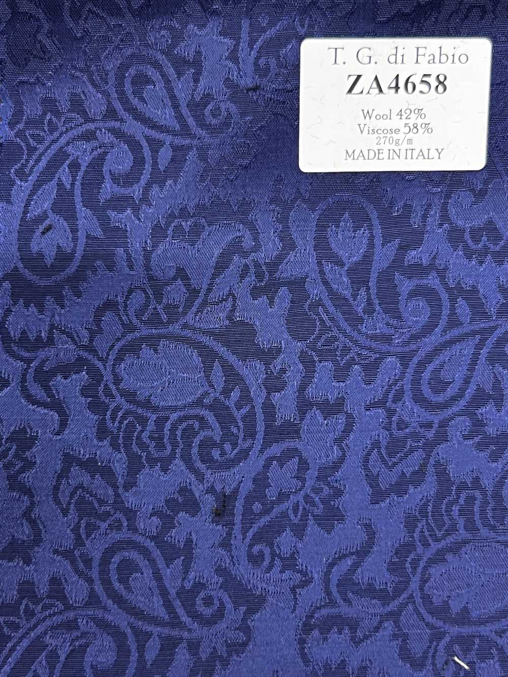 ZA4658 T.G.di Fabio Jacquard de cachemira azul[Textil] HOSOI SYOJI