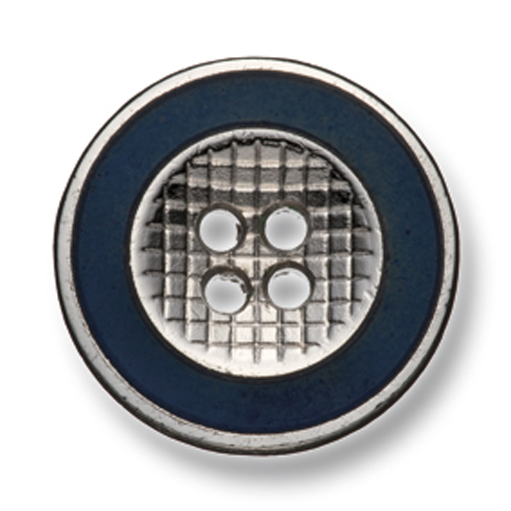 330 Botones Metálicos Para Trajes Domésticos Y Chaquetas Plata / Azul Marino[Botón] Yamamoto(EXCY)