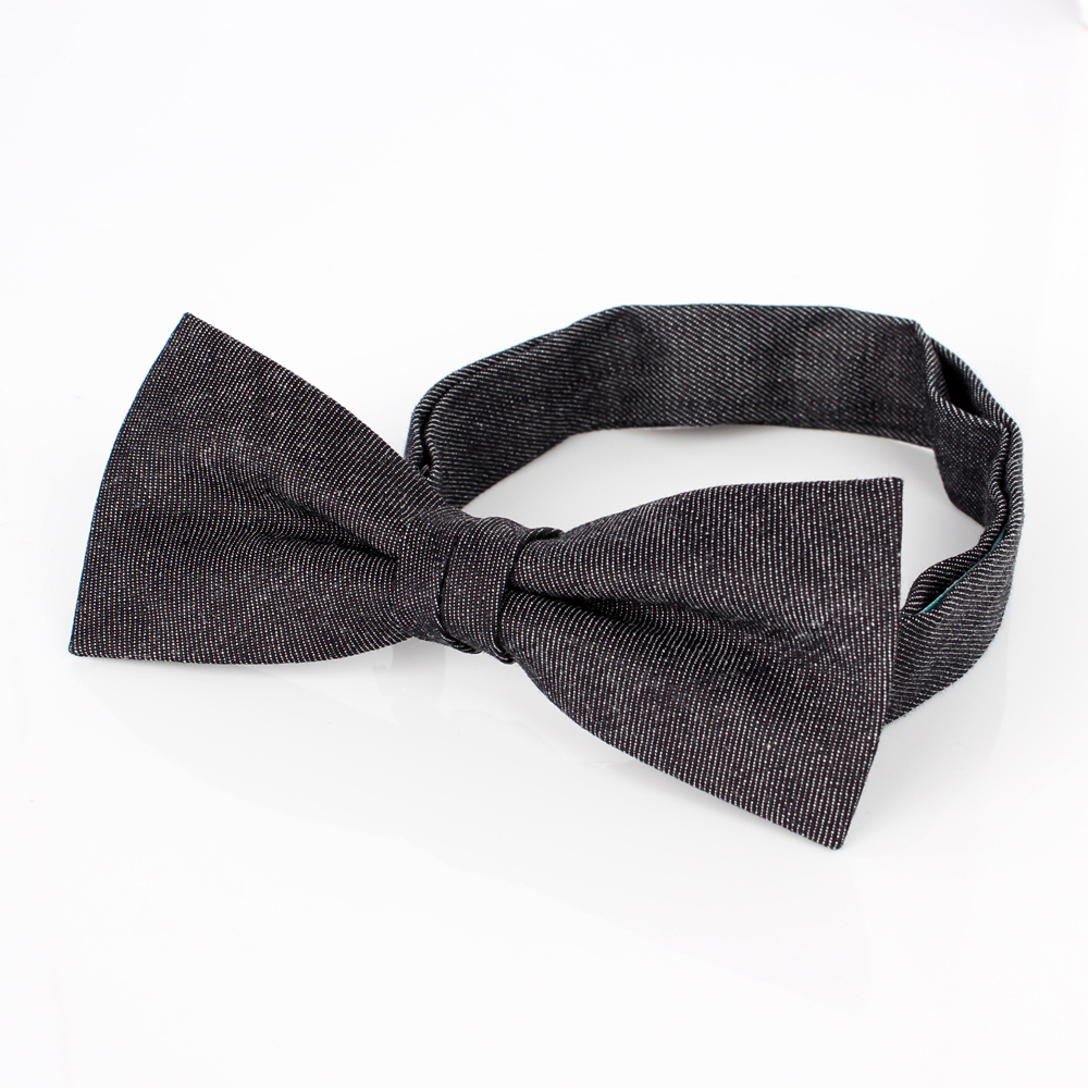 BF-D02 Corbata Mariposa Vaquera Algodón Pima Azul Marino[Accesorios formales] Yamamoto(EXCY)