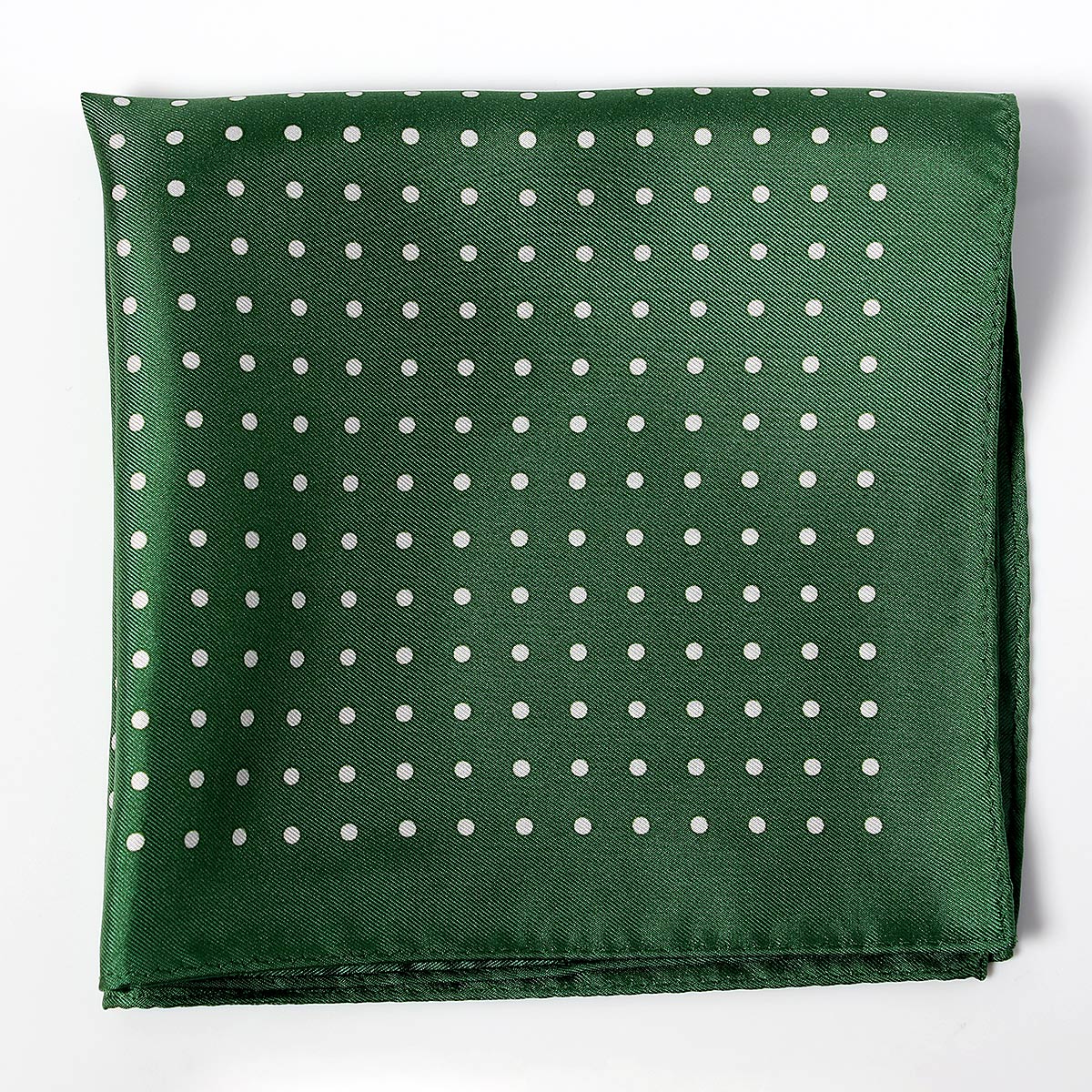 CFD-8GR Pañuelo De Bolsillo De Seda Con Estampado De Lunares Verde[Accesorios Formales] Yamamoto(EXCY)