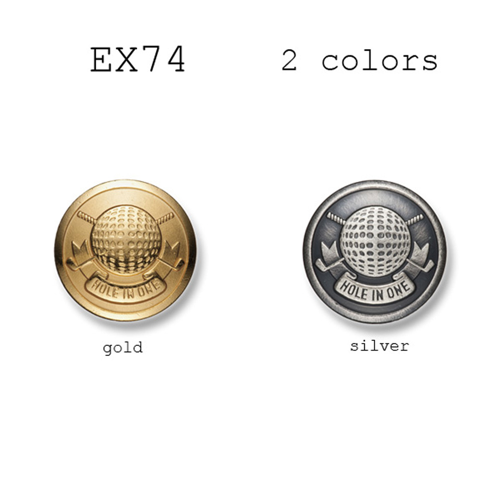 EX74 Botones Metálicos Para Trajes Y Chaquetas Domésticas[Botón] Yamamoto(EXCY)