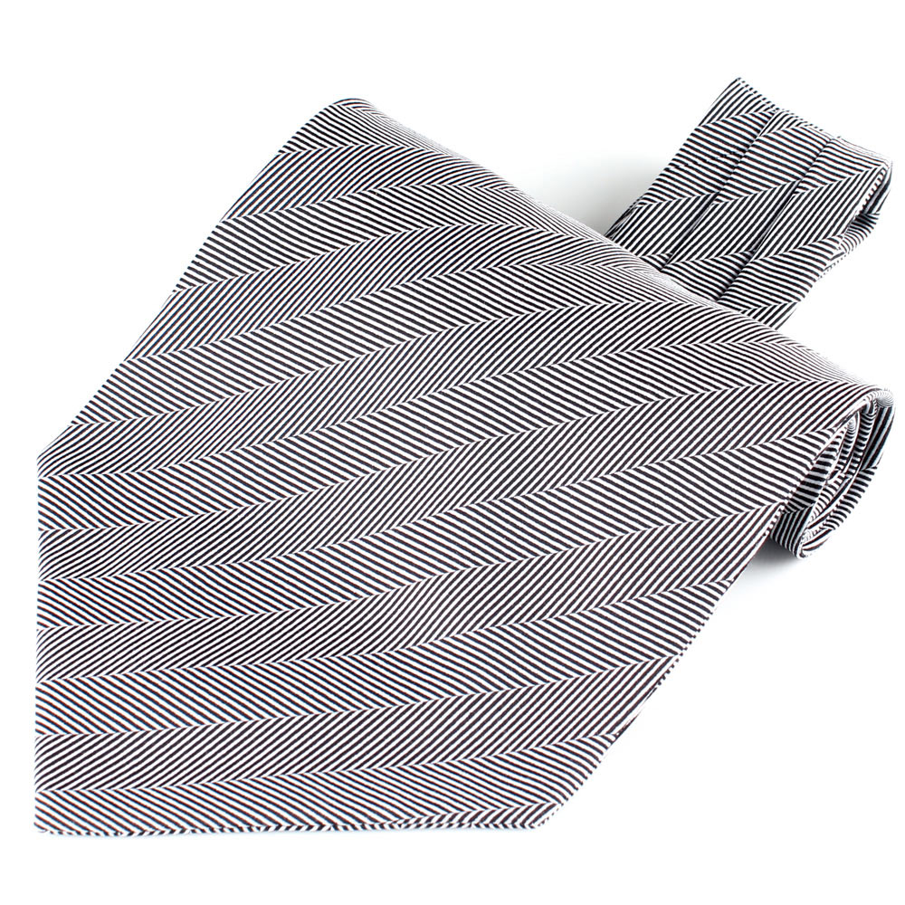 RAS-06 Corbata Ascot De Textil Ring Heart , Espiga Gris[Accesorios Formales] Yamamoto(EXCY)