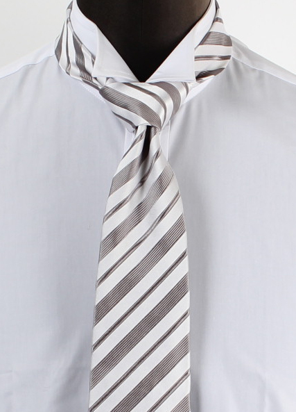 HVN-ST VANNERS Morning Tie Grey Stripe[Accesorios Formales] Yamamoto(EXCY)