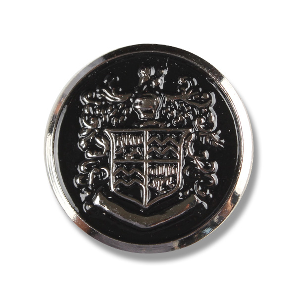 YM8 [outlet] Botones Metálicos Plateados Fabricados En Japón Para Trajes Y Chaquetas[Botón]