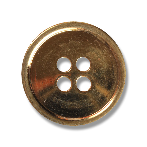 YS20 Botones De Metal Hechos En Japón Para Trajes Y Chaquetas Dorados[Botón]