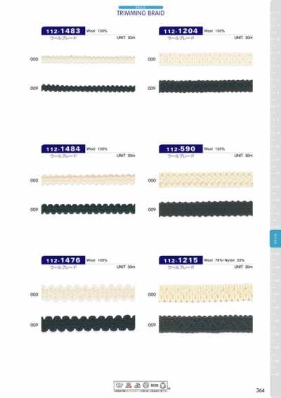 112-590 Trenza De Lana