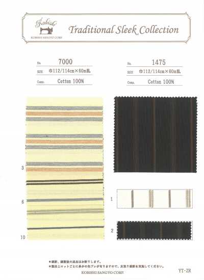 1475 Sley de rayas verticales