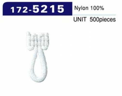 172-5215 Botón de lazo de nailon esponjoso, mediano (Cant. 500) 22 mm de alto x 11 mm de ancho