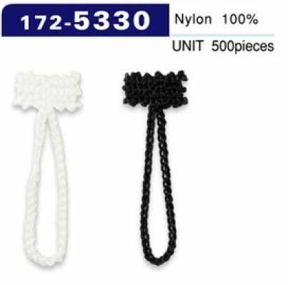 172-5330 Tipo de cordón de cadena para botón de lazo, longitud total 38 mm (500 piezas)
